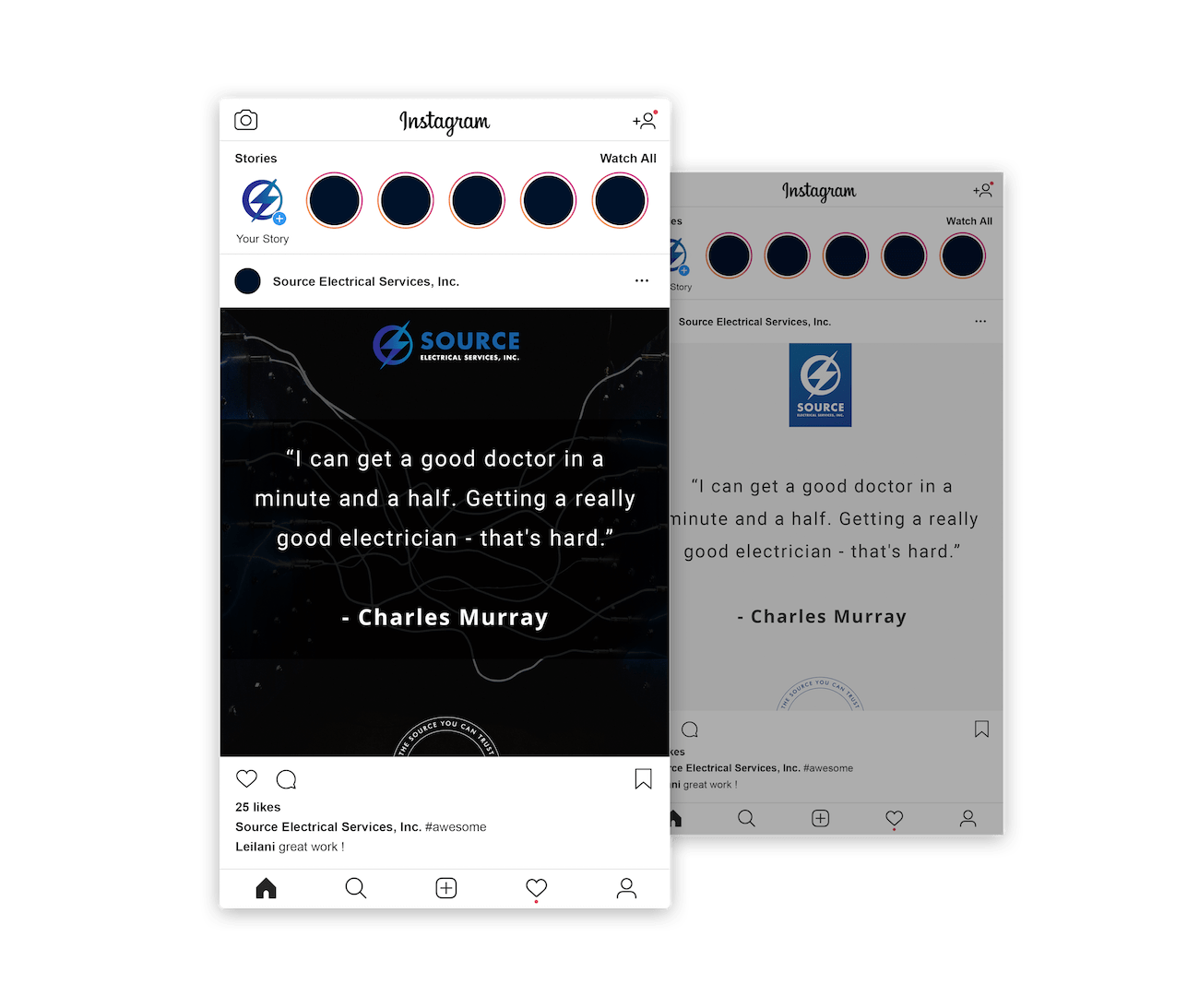 Instagram Source Electrical Services Inc