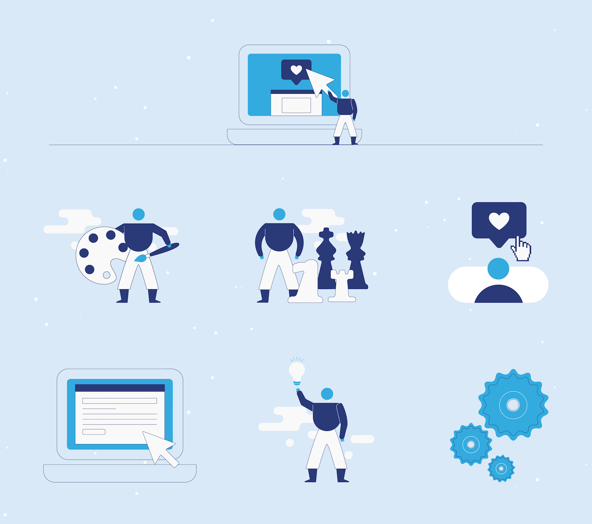 digital spin illustrations 1 maxine tanjutco